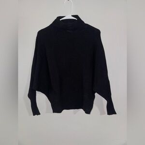 Philosophy Republic Clothing Black Mock Neck Batwing Sweater - Size XS